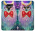 W3934 Fantasy Nerd Owl Hülle Schutzhülle Taschen und Leder Flip für LG G8 ThinQ