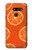 W3946 Seamless Orange Pattern Hülle Schutzhülle Taschen und Leder Flip für LG G8 ThinQ