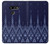 W3950 Textile Thai Blue Pattern Hülle Schutzhülle Taschen und Leder Flip für LG G8 ThinQ
