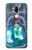 W3912 Cute Little Mermaid Aqua Spa Hülle Schutzhülle Taschen und Leder Flip für LG G7 ThinQ