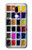 W3956 Watercolor Palette Box Graphic Hülle Schutzhülle Taschen und Leder Flip für LG G7 ThinQ