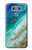W3920 Abstract Ocean Blue Color Mixed Emerald Hülle Schutzhülle Taschen und Leder Flip für LG G6