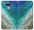 W3920 Abstract Ocean Blue Color Mixed Emerald Hülle Schutzhülle Taschen und Leder Flip für LG Stylo 6