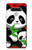 W3929 Cute Panda Eating Bamboo Hülle Schutzhülle Taschen und Leder Flip für LG Stylo 6
