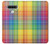 W3942 LGBTQ Rainbow Plaid Tartan Hülle Schutzhülle Taschen und Leder Flip für LG Stylo 6
