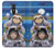 W3915 Raccoon Girl Baby Sloth Astronaut Suit Hülle Schutzhülle Taschen und Leder Flip für LG Q Stylo 4, LG Q Stylus