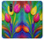 W3926 Colorful Tulip Oil Painting Hülle Schutzhülle Taschen und Leder Flip für LG Q Stylo 4, LG Q Stylus