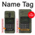 W3959 Military Radio Graphic Print Hülle Schutzhülle Taschen und Leder Flip für LG Q Stylo 4, LG Q Stylus