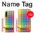 W3942 LGBTQ Rainbow Plaid Tartan Hülle Schutzhülle Taschen und Leder Flip für LG Velvet