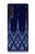 W3950 Textile Thai Blue Pattern Hülle Schutzhülle Taschen und Leder Flip für LG Velvet