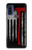 W3958 Firefighter Axe Flag Hülle Schutzhülle Taschen und Leder Flip für Motorola G Pure
