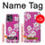 W3924 Cherry Blossom Pink Background Hülle Schutzhülle Taschen und Leder Flip für Motorola Moto G Stylus 5G (2023)