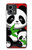 W3929 Cute Panda Eating Bamboo Hülle Schutzhülle Taschen und Leder Flip für Motorola Moto G Stylus 5G (2023)