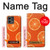 W3946 Seamless Orange Pattern Hülle Schutzhülle Taschen und Leder Flip für Motorola Moto G Stylus 5G (2023)