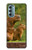 W3917 Capybara Family Giant Guinea Pig Hülle Schutzhülle Taschen und Leder Flip für Motorola Moto G Stylus 5G (2022)
