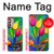 W3926 Colorful Tulip Oil Painting Hülle Schutzhülle Taschen und Leder Flip für Motorola Moto G Stylus 4G (2022)