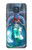 W3912 Cute Little Mermaid Aqua Spa Hülle Schutzhülle Taschen und Leder Flip für Motorola Moto G Play (2021)