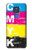 W3930 Cyan Magenta Yellow Key Hülle Schutzhülle Taschen und Leder Flip für Motorola Moto G Play (2021)