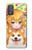 W3918 Baby Corgi Dog Corgi Girl Candy Hülle Schutzhülle Taschen und Leder Flip für Motorola Moto G Power 2022, G Play 2023