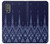 W3950 Textile Thai Blue Pattern Hülle Schutzhülle Taschen und Leder Flip für Motorola Moto G Power 2022, G Play 2023