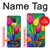 W3926 Colorful Tulip Oil Painting Hülle Schutzhülle Taschen und Leder Flip für Motorola Moto G Power (2021)