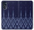 W3950 Textile Thai Blue Pattern Hülle Schutzhülle Taschen und Leder Flip für Motorola Moto G 5G (2023)