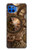 W3927 Compass Clock Gage Steampunk Hülle Schutzhülle Taschen und Leder Flip für Motorola Moto G 5G Plus