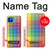 W3942 LGBTQ Rainbow Plaid Tartan Hülle Schutzhülle Taschen und Leder Flip für Motorola Moto G 5G Plus