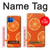 W3946 Seamless Orange Pattern Hülle Schutzhülle Taschen und Leder Flip für Motorola Moto G 5G Plus