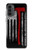 W3958 Firefighter Axe Flag Hülle Schutzhülle Taschen und Leder Flip für Motorola Moto G52, G82 5G