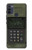 W3959 Military Radio Graphic Print Hülle Schutzhülle Taschen und Leder Flip für Motorola Moto G50