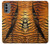 W3951 Tiger Eye Tear Marks Hülle Schutzhülle Taschen und Leder Flip für Motorola Moto G31