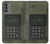 W3959 Military Radio Graphic Print Hülle Schutzhülle Taschen und Leder Flip für Motorola Moto G31