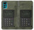 W3959 Military Radio Graphic Print Hülle Schutzhülle Taschen und Leder Flip für Motorola Moto G22