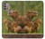 W3917 Capybara Family Giant Guinea Pig Hülle Schutzhülle Taschen und Leder Flip für Motorola Moto G30, G20, G10