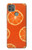 W3946 Seamless Orange Pattern Hülle Schutzhülle Taschen und Leder Flip für Motorola Moto G9 Power