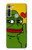 W3945 Pepe Love Middle Finger Hülle Schutzhülle Taschen und Leder Flip für Motorola Moto G8