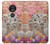 W3916 Alpaca Family Baby Alpaca Hülle Schutzhülle Taschen und Leder Flip für Motorola Moto G7 Play