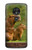 W3917 Capybara Family Giant Guinea Pig Hülle Schutzhülle Taschen und Leder Flip für Motorola Moto G7 Power