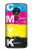W3930 Cyan Magenta Yellow Key Hülle Schutzhülle Taschen und Leder Flip für Motorola Moto G7 Power