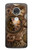 W3927 Compass Clock Gage Steampunk Hülle Schutzhülle Taschen und Leder Flip für Motorola Moto G7, Moto G7 Plus