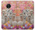 W3916 Alpaca Family Baby Alpaca Hülle Schutzhülle Taschen und Leder Flip für Motorola Moto G6