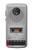 W3953 Vintage Cassette Player Graphic Hülle Schutzhülle Taschen und Leder Flip für Motorola Moto G6