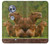 W3917 Capybara Family Giant Guinea Pig Hülle Schutzhülle Taschen und Leder Flip für Motorola Moto X4