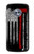 W3958 Firefighter Axe Flag Hülle Schutzhülle Taschen und Leder Flip für Motorola Moto X4