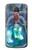 W3912 Cute Little Mermaid Aqua Spa Hülle Schutzhülle Taschen und Leder Flip für Motorola Moto Z2 Play, Z2 Force