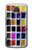W3956 Watercolor Palette Box Graphic Hülle Schutzhülle Taschen und Leder Flip für Motorola Moto Z2 Play, Z2 Force