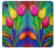 W3926 Colorful Tulip Oil Painting Hülle Schutzhülle Taschen und Leder Flip für Motorola Moto E6, Moto E (6th Gen)