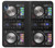 W3931 DJ Mixer Graphic Paint Hülle Schutzhülle Taschen und Leder Flip für Motorola Moto E6, Moto E (6th Gen)