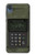 W3959 Military Radio Graphic Print Hülle Schutzhülle Taschen und Leder Flip für Motorola Moto E6, Moto E (6th Gen)